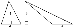 identical areas